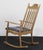 Wood Vintage Scandinavian Oak and Leather Rocking Chair by Henning Kjærnulf, 1970s For Sale - Image 7 of 8