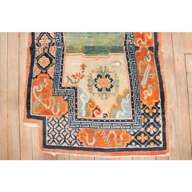 Early 20th Century Tibetan Saddlebag Textile Rug - 2'2" x 3'5" For Sale - Image 12 of 18