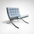 MR90 Barcelona Lounge Chair by Mies van der Rohe for Knoll, 1980s For Sale - Image 11 of 13