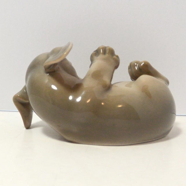 Royal Copenhagen 1960s Royal Copenhagen Porcelain Dachshund Puppy For Sale - Image 4 of 7