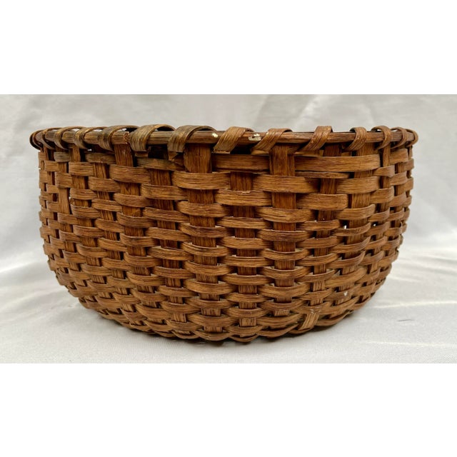 Mid 20th Century Mid 20th Century Vintage French Boulangerie Proofing Basket For Sale - Image 5 of 10