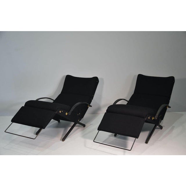 Black P40 Chairs by Osvaldo Borsani for Tecno, 1950, Set of 2 For Sale - Image 8 of 18