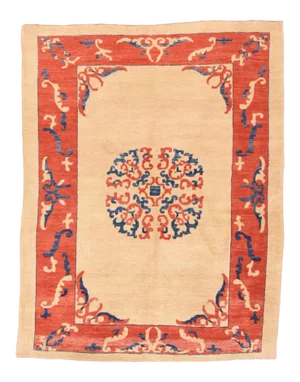 1970s Vintage Persian Tribal Gabbeh Rug-5′3″ × 7′6″