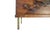 Wonderful Raised Japanese Cabinet Crafted With Geometrically Intricate Inlayed Wood and Hand Wrought Hardware For Sale - Image 11 of 12