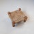 Wood and Rope Ottoman, 1960s, in Good conditions. Designed 1960 to 1969