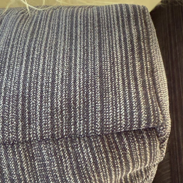 Textile Navy Velvet Century Sofa For Sale - Image 7 of 11