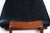 Wood Arne Wahl Iversen Highback Swivel Chair and Ottoman in Black Leather + Teak For Sale - Image 7 of 8