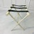 1950s Vintage 1950’s Dorothy Draper Era Faux Bamboo Suitcase Luggage Rack For Sale - Image 5 of 10