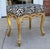 Randy Esada Designs for Prospr Italian Giltwood Ribbon Taboret Bench by Randy Esada Designs For Sale - Image 4 of 6