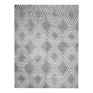 Hand Knotted Environmentally Friendly Bamboo Rug. 10' X 14' For Sale