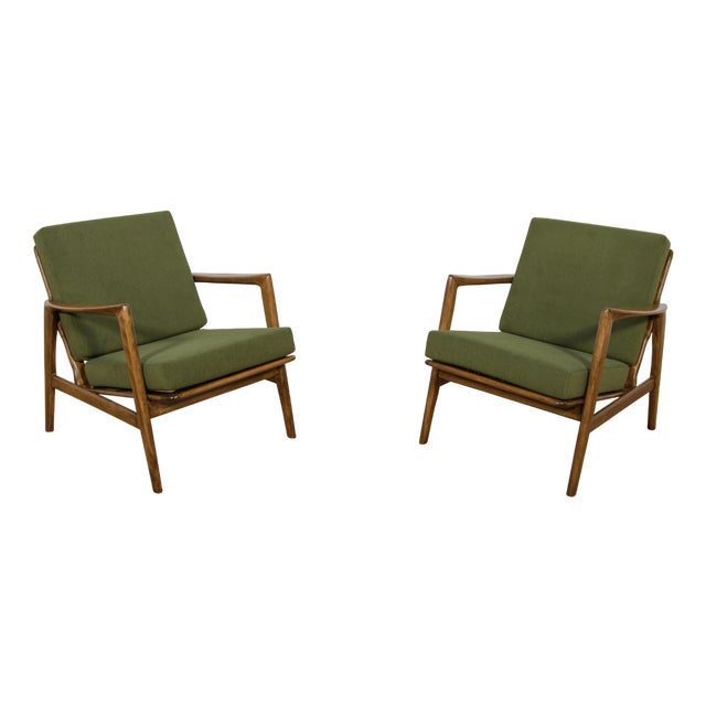 Model 300-139 Lounge Chairs from Swarzędz Factory, 1960s, Set of 2 For Sale
