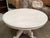 Antique White French Antique Painted Guéridon Table W/ Pedestal Base For Sale - Image 8 of 8