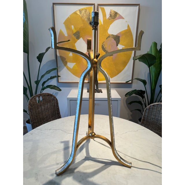 Tall Mother-of-Pearl Inlay Lamp by Gabby For Sale - Image 9 of 10