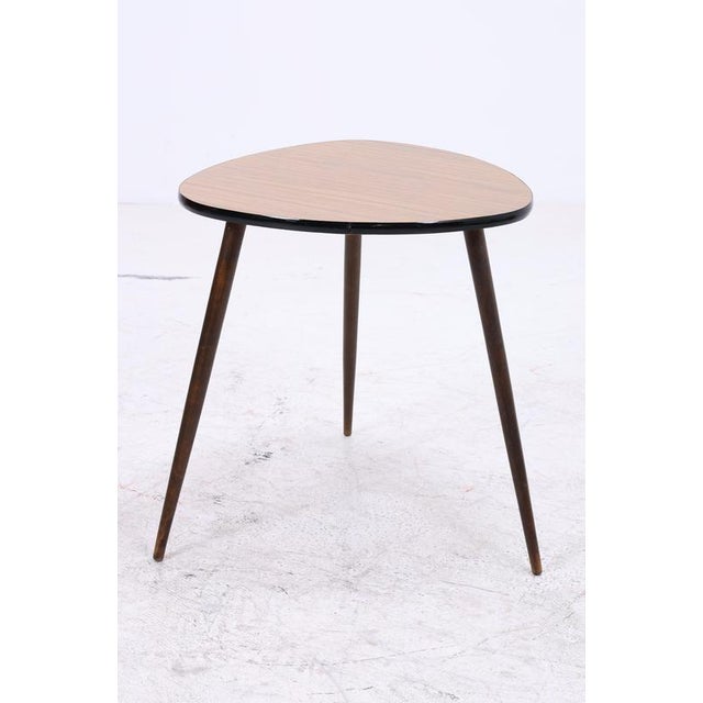 Vintage Wooden Side Table, 1960s For Sale - Image 3 of 10