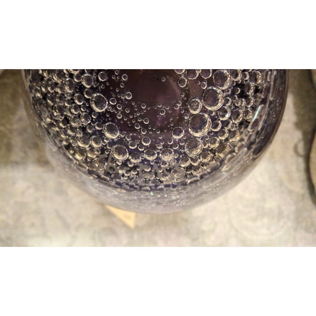 Sunset Vase, Sun & Birds by Blodgett Glass For Sale In West Palm - Image 6 of 6