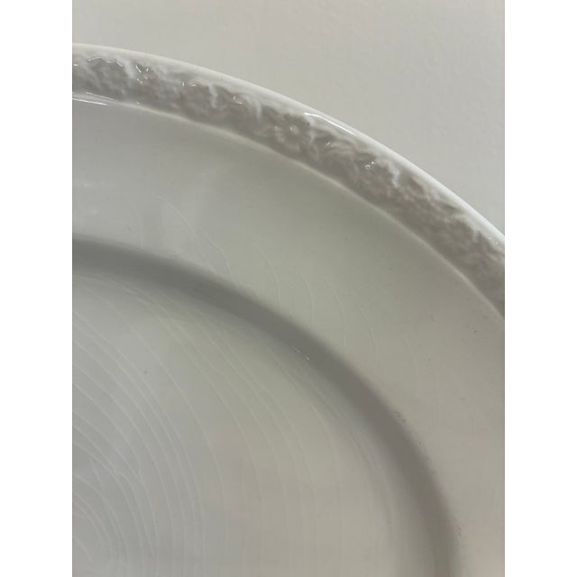 Wedgwood Vintage Wedgwood & Co. Embossed Ironstone Platter, England For Sale - Image 4 of 8
