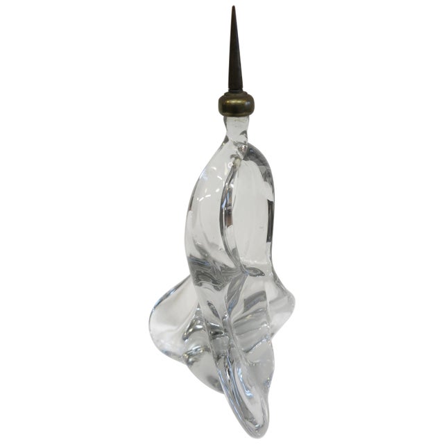 Crystal Glass Sculpture Abstract For Sale - Image 13 of 13