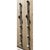 Standing an impressive 52 inches tall, this striking pair of vintage wall sconces combines a slender, linear profile with...