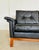 Vintage Scandinavian Black Buttoned Leather Sofa from Ikea, 1960s For Sale - Image 10 of 18