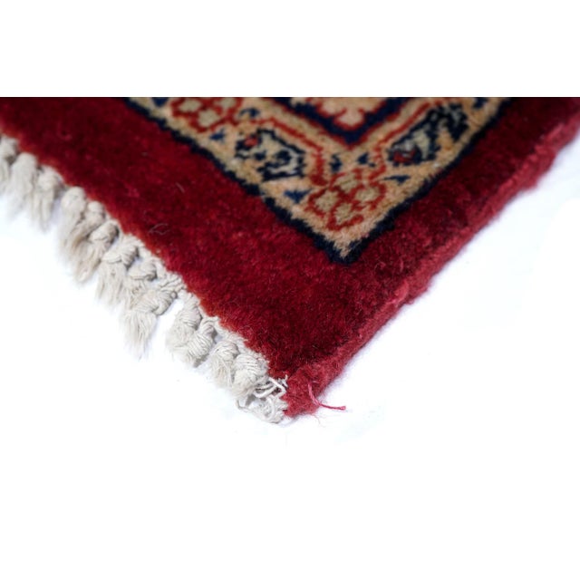 Persian Vintage Persian Sarouk Area Rug 10'0'' X 23'5'' For Sale - Image 3 of 7