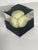 1950s MCM Lucite Cube With Ball Paperweight For Sale - Image 4 of 4