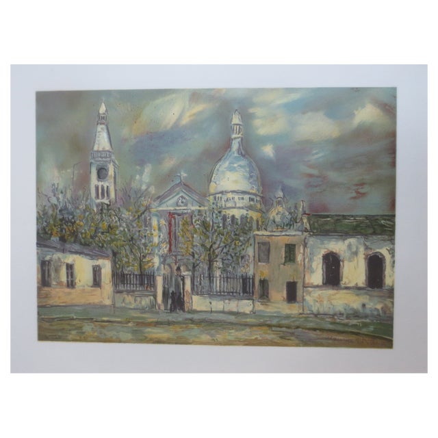 After Utrillo Maurice, The Sacred Heart, Lithograph For Sale