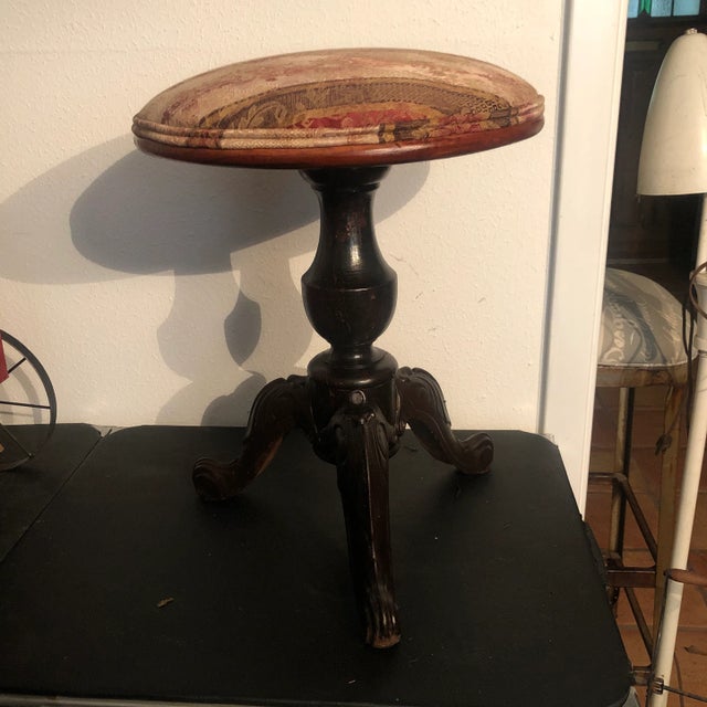 Antique Victorian Piano Stool, 1800s For Sale - Image 11 of 12