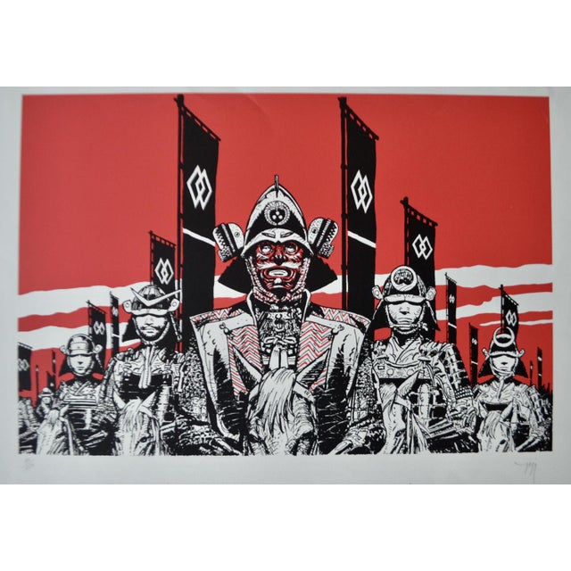 Gigi, The Samurai, Screen Print For Sale - Image 8 of 8