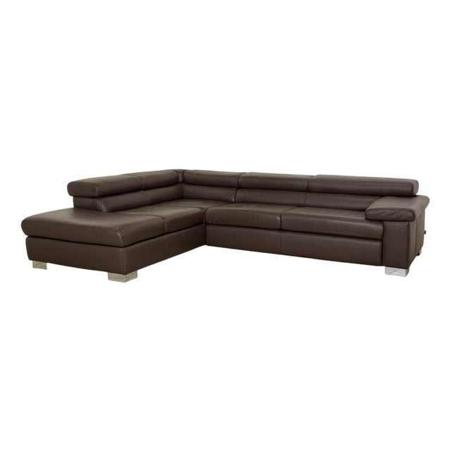 Courage Leather Corner Sofa from Ewald Schillig For Sale