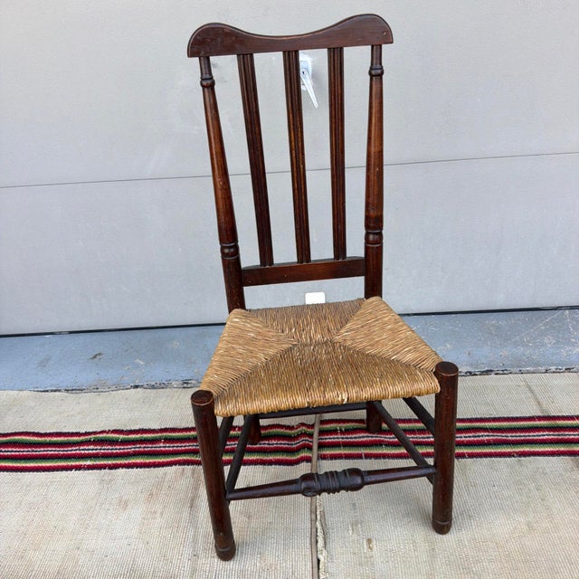 Antique Delaware Valley Banister-Back Side Chair, Circa 1760s For Sale - Image 12 of 14
