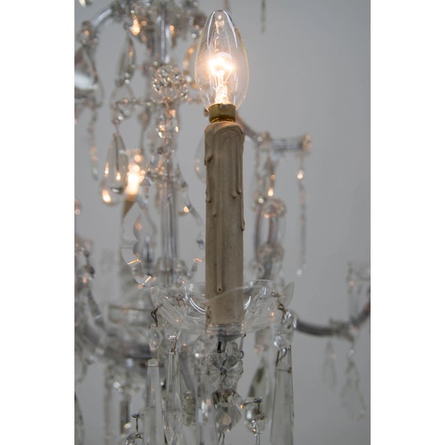 Maria Theresa Crystal Chandelier, Austria, 1900s For Sale - Image 11 of 13
