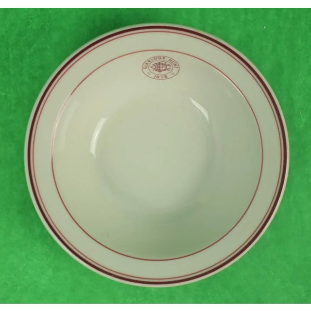 Vintage soup bowl for the Elkridge Hunt, 1878. Marked Shenango China on the bottom. Stamped: E-44 Dated: 1986 The...