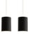 Cylinder Pendant Lamps by Eila & John Meiling for Louis Poulsen, Denmark, 1960s, Set of 2 For Sale