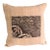 Raw Silk Square Decorative Asian Pillow For Sale