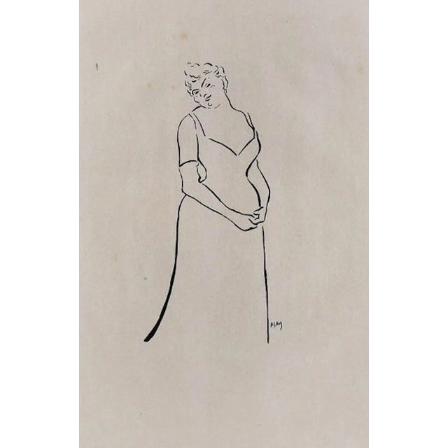 Anna Thibaud - Original Lithograph on Japan Paper by H.-G. Ibels - 1893 1893 For Sale