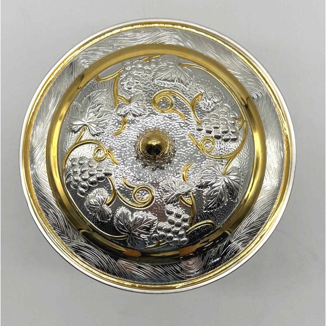 Ravissant 925 Sterling Silver Lidded Goblet For Sale In West Palm - Image 6 of 9
