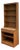 Vintage Ethan Allen American Traditional Heirloom Nutmeg Maple 2 Piece Wall Unit / Bookcase For Sale