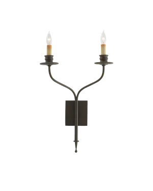 Currey & Company Highlight Bronze Wall Sconce