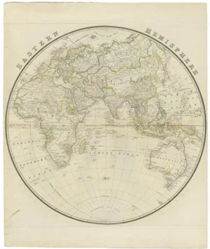 Antique Map of the Eastern Hemisphere by Wyld, 1842