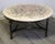 Beige Onyx Coffee Table With Floral Mosaic Inlay, Mid-Century Modern, Brazil For Sale - Image 8 of 9