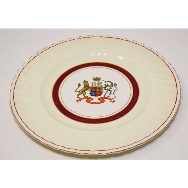 Coronation Plate Queen Elizabeth II June 2nd 1953 Burleigh Ware Burslem