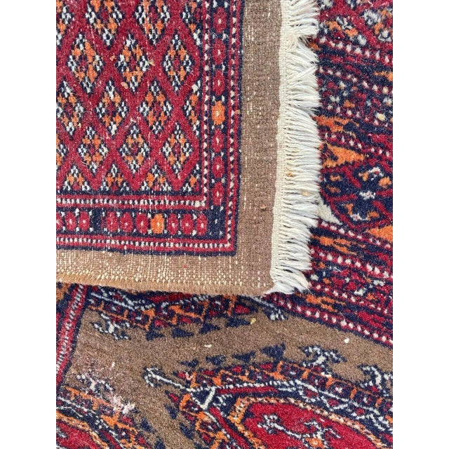Vintage Pakistani Turkmen Rug For Sale - Image 16 of 17