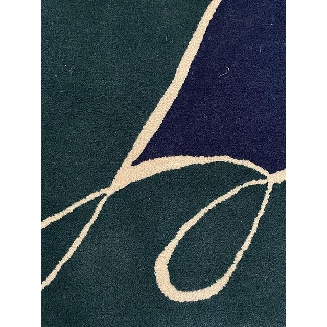 Large Hand-Tufted Wool Rug from Tisca, Switzerland, 1990s For Sale - Image 4 of 8