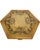 Vintage Italian Florentine Hexagon Coffee Table Hand Painted Gold Gilt Hollywood Regency For Sale - Image 14 of 14