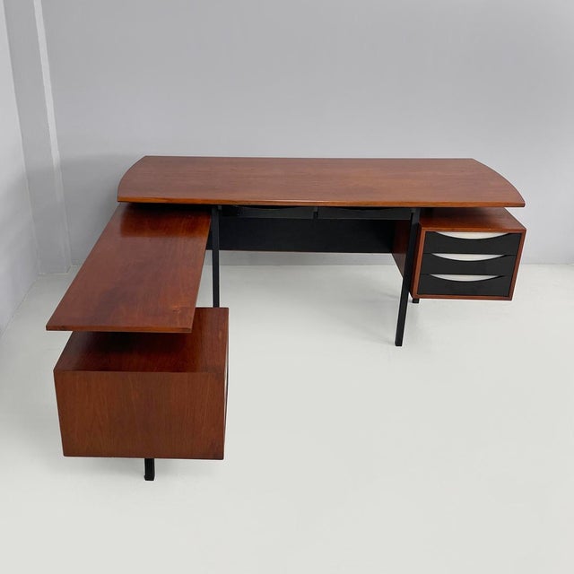 1960s Mid-Century Modern Italian Double Desk by Campo and Graffi for Home, 1960s For Sale - Image 5 of 18