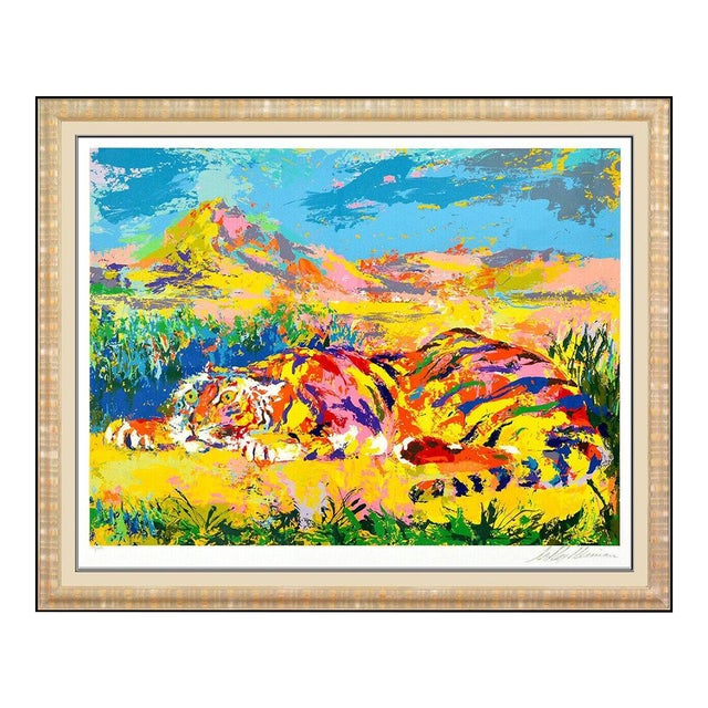 1970s Delacroix Tiger, LeRoy Neiman For Sale
