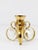 Brass and Crystals Candleholder in the style of Gaetano Sciolari from Palwa, 1970s For Sale - Image 9 of 10