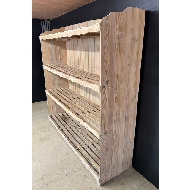 French Pine Bakers Rack, 1860 For Sale - Image 3 of 15