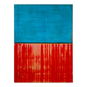 Contemporary Abstract Oil on Canvas/Wood "#1739" by Arvid Boecker