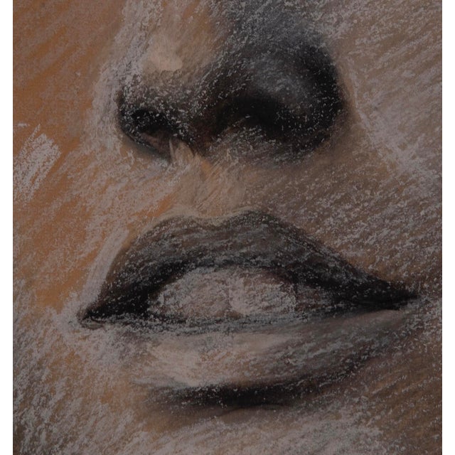 Dante Ricci, Portrait, 1970s, Mixed Media For Sale - Image 3 of 8